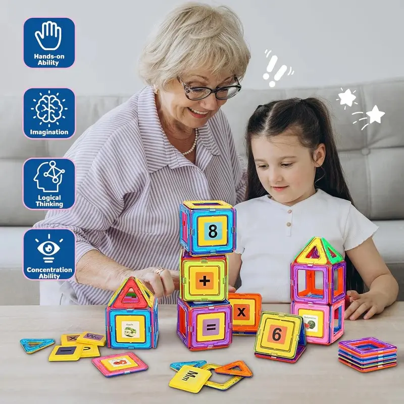 STEM Magnetic Building Blocks Set – Educational Toy UAE (4)