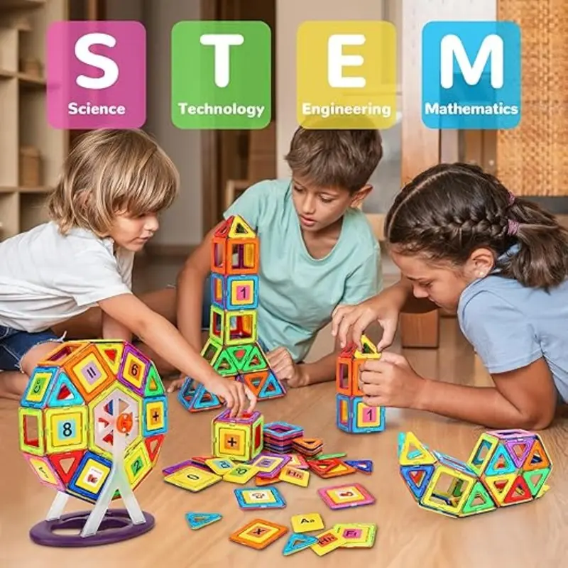 STEM Magnetic Building Blocks Set – Educational Toy UAE (5)