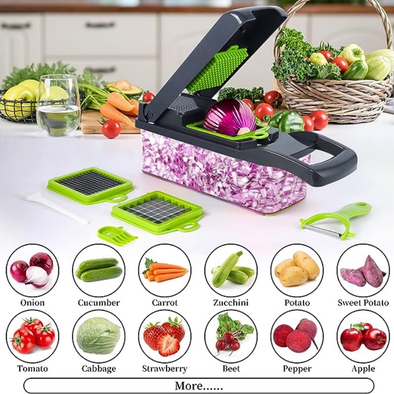 Multi-Function Vegetable Cutter Chopper Slicer (3)