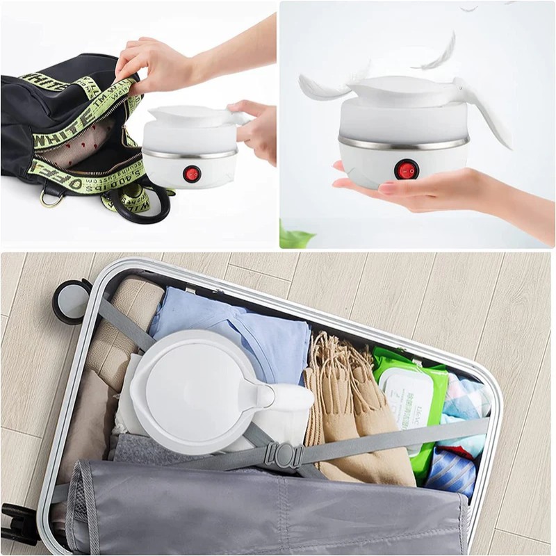 Portable Electric Travel Kettle 350ml Stainless (10)