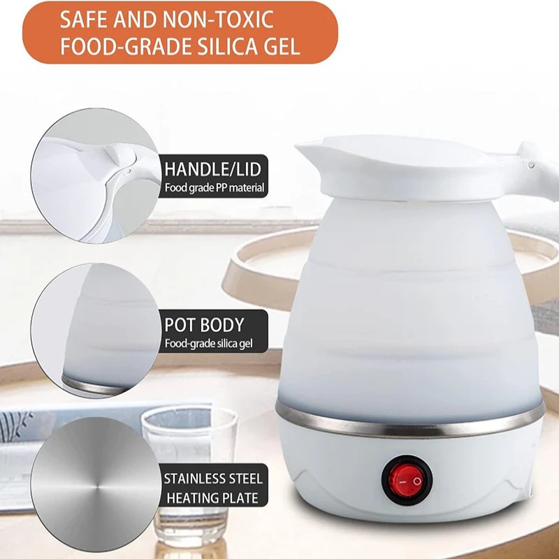 Portable Electric Travel Kettle 350ml Stainless (11)