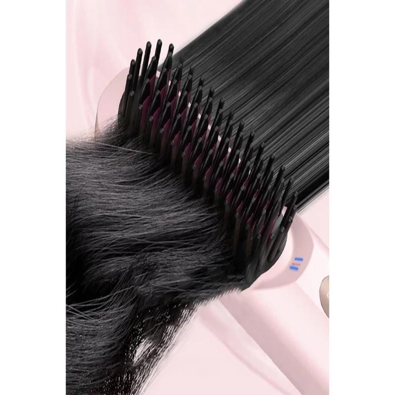 SmoothGlow Heated Hair Straightening Comb Brush (2)