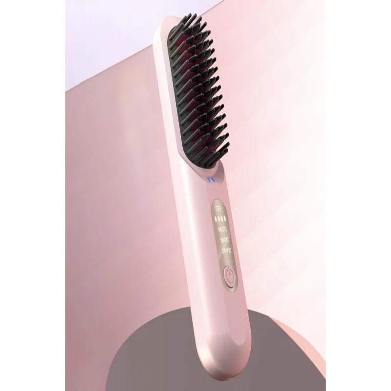SmoothGlow Heated Hair Straightening Comb Brush (5)